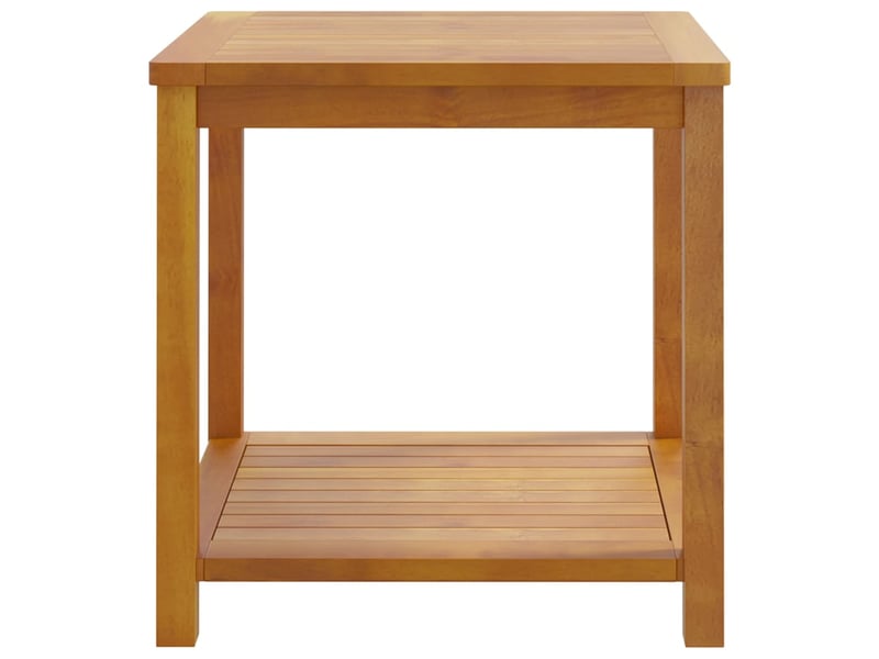  Table d'appoint | bout de canapé table basse bois d'acacia massif 45x45x45 cm  - Conforama C