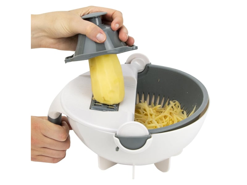  Passoire multifonction coupe légume 28cm gris  - Conforama D