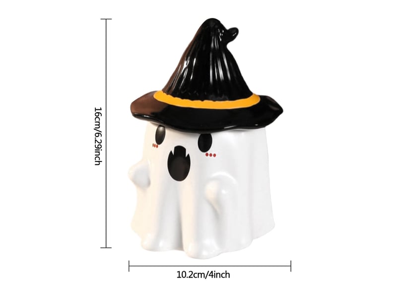  Mug en céramique, fantôme blanc, 16 × 10,6 × 10,2 cm  - Conforama E