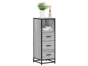 Armoire de salle de bain, cabinet de salle de bain sonoma gris 35x37,5x100 cm cf65128