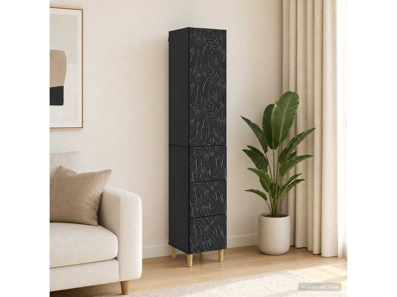  Ensemble de meubles 2 pcs, rangement de salon 33 x 34,5 x 90 cm bois d'ingénierie shl5927  - Conforama B