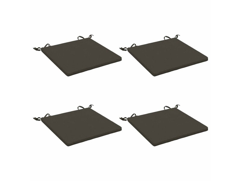  Lot de 4 coussins de siège, coussins d'assise soest 100 % polyester cf60199  - Conforama A