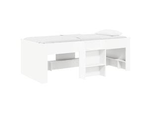 Lit simple 80x200 cm    coloris blanc