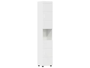 Ensemble d'armoire de salle de bain tulum blanc brillant cf62971