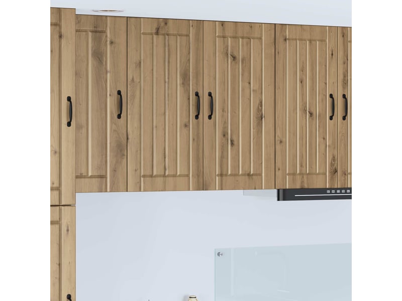  Meuble mural de cuisine, armoire de cuisine chêne artisanal 80x31x80cm shl1886  - Conforama B