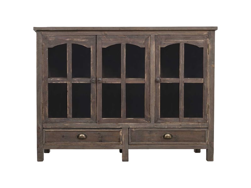  Buffet en bois marron 120x40x88 cm h  - Conforama B