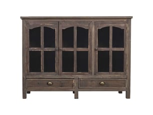 Buffet en bois marron 120x40x88 cm h