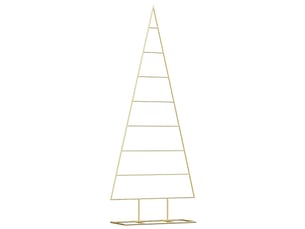 Sapin de noël - arbre de noël en métal doré 150 cm acier peint par poudre