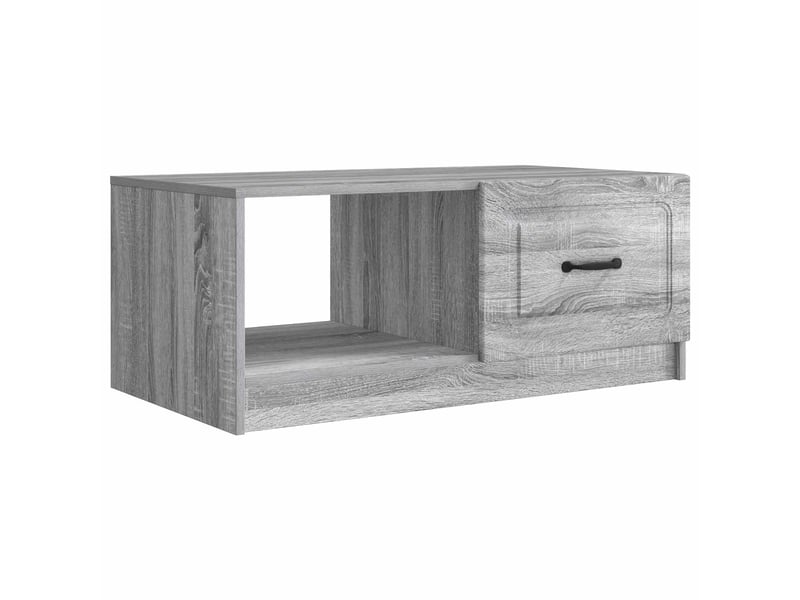  Table basse - table de salon - table à thé sonoma gris 90 x 50 x 37 cm bois d'ingénierie  - Conforama A