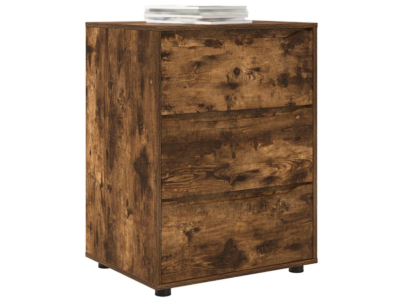  Armoire de rangement, commode de rangement 60 x 48 x 81 cm bois d'ingénierie shl5936  - Conforama C