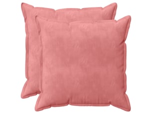 Lot de 2 coussins avec oreiller, coussins décoratifs houten rose fløjl cf51092