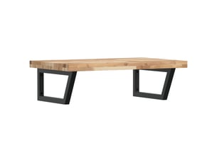 Étagère de vasque | étagère murale acier et bois massif d'acacia shl8786