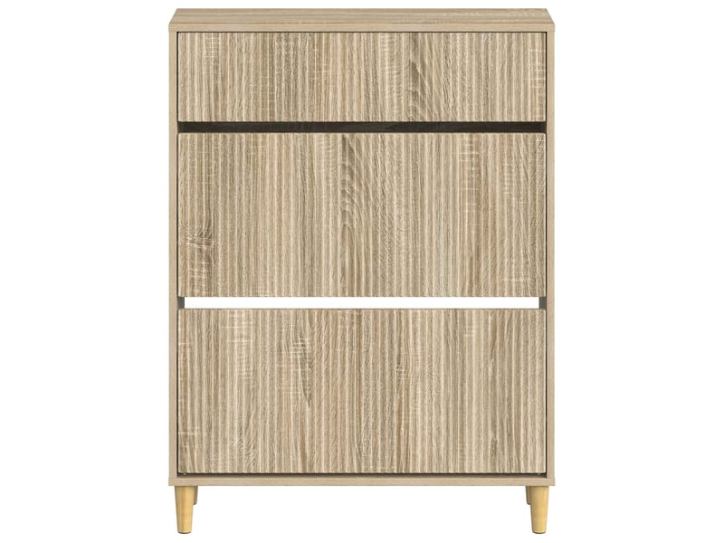  Meuble à chaussure, cabinet à chaussures arnhem 78x24x103 cm bois d'ingénierie shl6219  - Conforama D