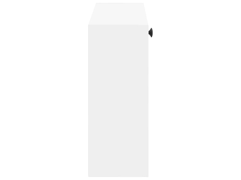  Meuble à chaussures mural, armoire à chaussures breda 71x17x43 cm blanc  - Conforama E