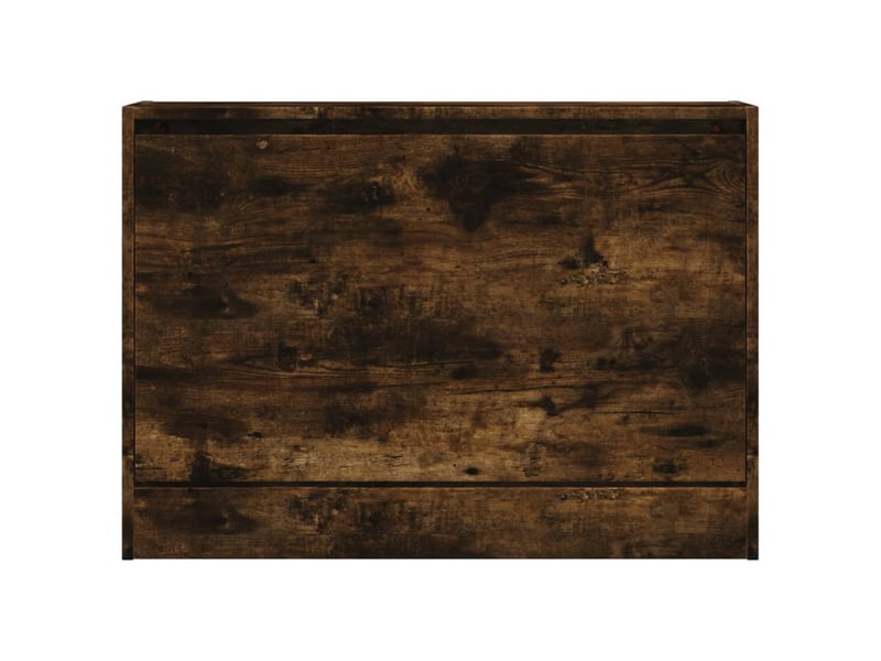  Meuble à chaussure | armoire à chaussures chêne fumé 80x21x57 cm bois ingénierie  - Conforama E