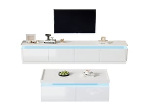 Meuble tv coloris blanc 0 cm <strong></strong>  <strong></strong>