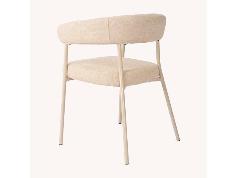 Lot de 4 chaises de salle à manger huk 78 x 57 x 56 cm beige [en.casa]  - Conforama E