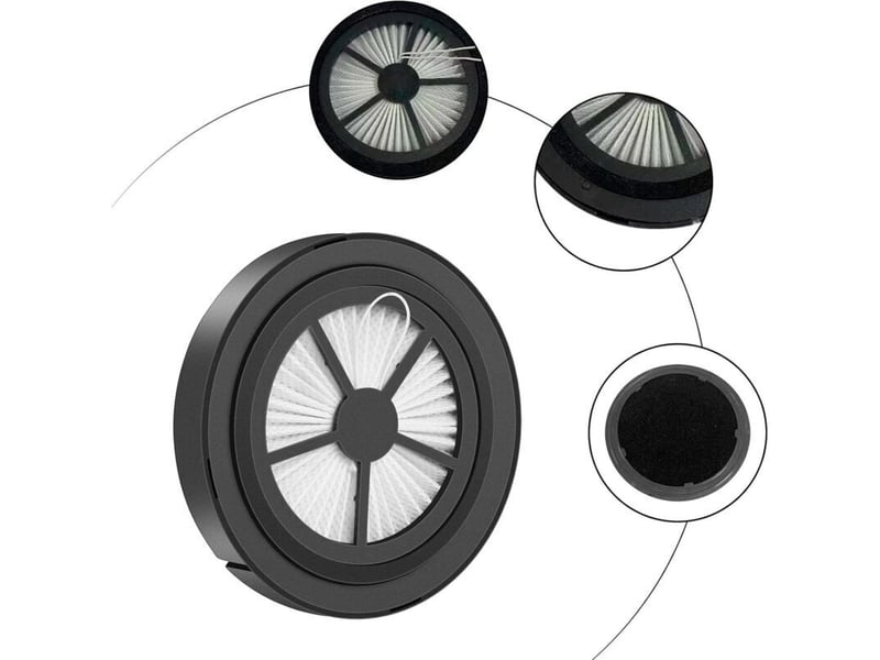  Filtre hepa pour proscenic p10 p10 pro p11 p11 smartultenic u11 aspirateur à main sans fil élément de rechange filtres pièces de  - Conforama A