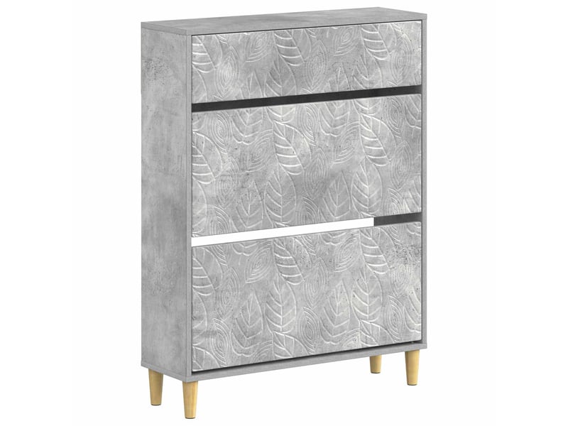  Meuble à chaussures, armoire à chaussures delft 78x24x103 cm bois d'ingénierie shl1514  - Conforama A