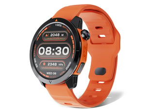 (orange) montre connectée, écran amoled, appels bluetooth, boussole, étanche