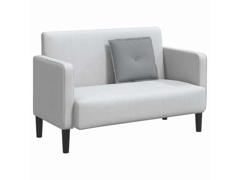  Coussin de dos, coussin de dossier gris clair 50 x 19 x 45 cm tissu cf54672  - Conforama C