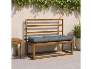 Lot de 2 coussins de banc, coussins d'assise vianen 100 % polyester bleu cf57642