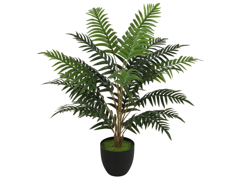  Plante artificielle intérieure 90 cm fougère arbre artificiel en pot avec branches flexibles, intérieure et extérieure  - Conforama B