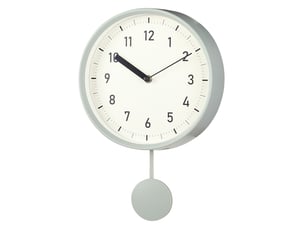 Horloge pendule 25x37cm blanc