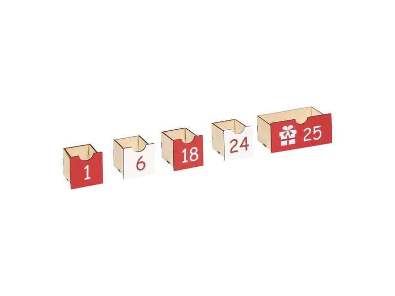 Calend avent bois cheminee h31  - Conforama E