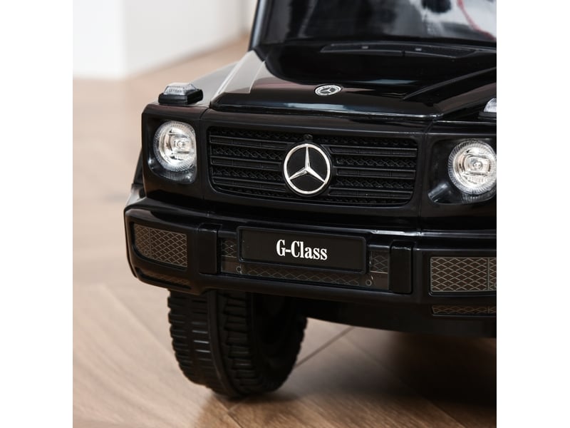  Voiture porteuse mercedes-benz g350 85,5x40,5x95 cm 3-en-1 avec barre de poussée noire  - Conforama C