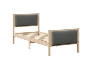 Lit simple 80x200 cm    coloris marron