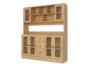 Buffet 6 porte(s) 3 tiroir(s)   coloris naturel