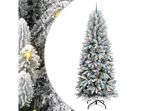 Sapin de noël artificiel, arbre de noël blanc 240 cm shl7421