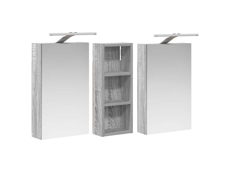  Ensemble de meubles de salle de bain 3 pcs 80x10.5x50 cm shl5860  - Conforama E
