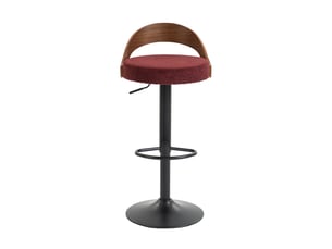 tabouret de bar assise réglable en hauteur  <strong>STILVORA</strong>  - rouge hauteur d'assise 62 cm vendu Par paire