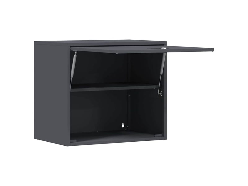  Armoire murale salon, meuble de rangement pour garage anthracite 60 x 40 x 53 cm  - Conforama E