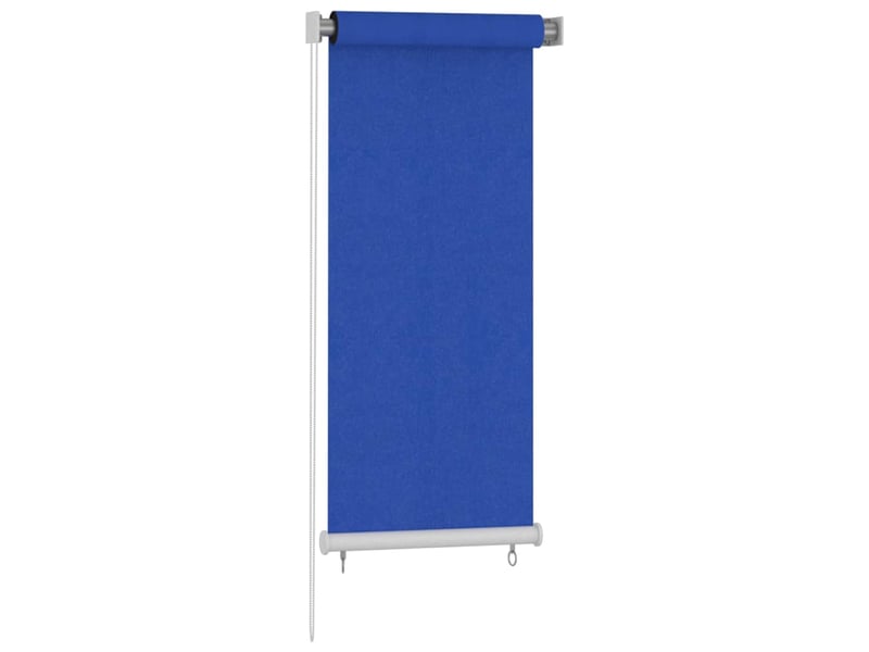 Store enrouleur, store roulant d'extérieur 65 (l) x 140 (h) cm hdpe bleu cf47408 - Conforama A