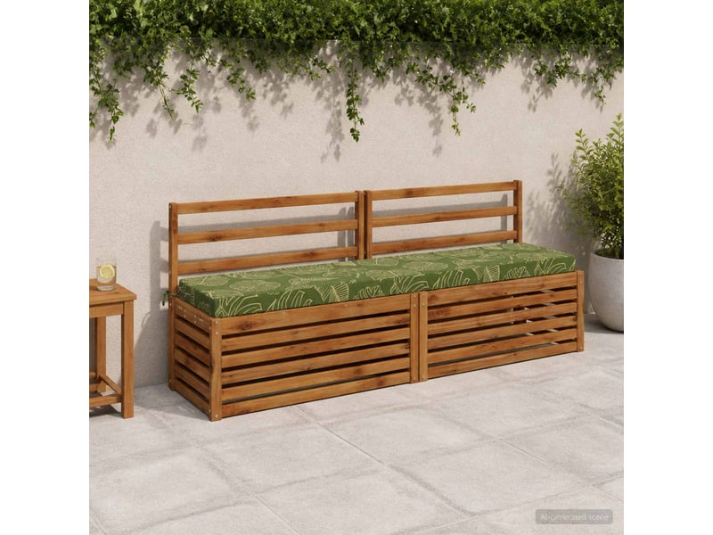  Lot de 2 coussins de banc, coussins d'assise soest 100 % polyester cf56879  - Conforama B