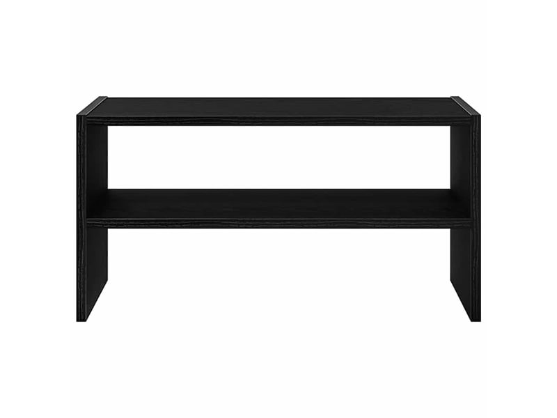  Meuble à chaussures, étagère à chaussures empilable en chêne noir 60x30x30,5 cm  - Conforama D