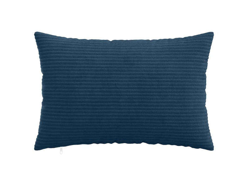  Lot de 2 housses de coussin heerlen bleu marine 50 x 70 cm cf49432  - Conforama A