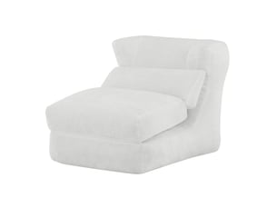 Fauteuil convertible MAISENTIEL  Tissu blanc vendu A l'unité