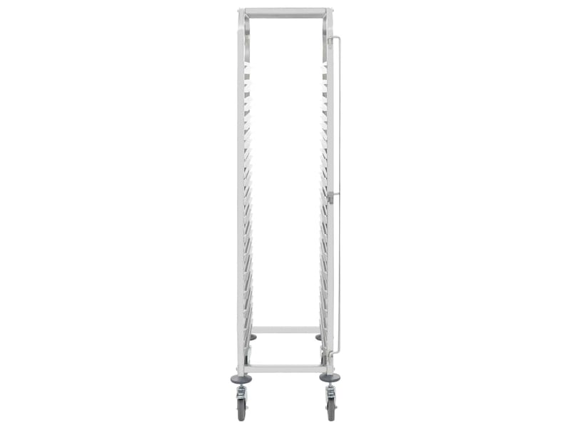  Desserte de cuisine, chariot de rangement pour 16 plateaux 38x55x163 cm inox  - Conforama C