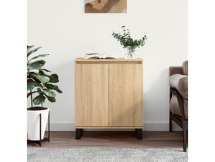 Buffet cuisine, meuble de rangement, commode chêne sonoma 60x35x70 cm bois d'ingénierie shl4991