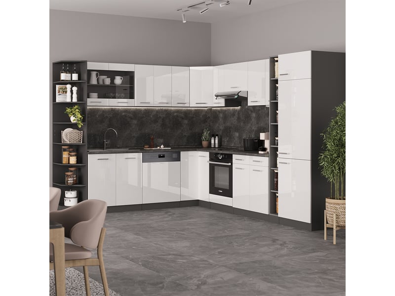  Vicco etagère de cuisine, anthraciteanthracite, 30cm avec 7 compartiments  - Conforama D