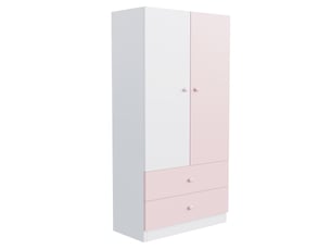 Armoire penderie avec 2 tiroirs 70 x 40 x 170 cm