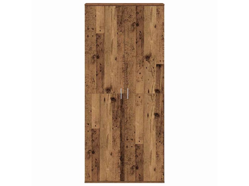Buffet, meuble de rangement salon 80 x 35 x 180 cm bois d'ingénierie bois ancien - Conforama E