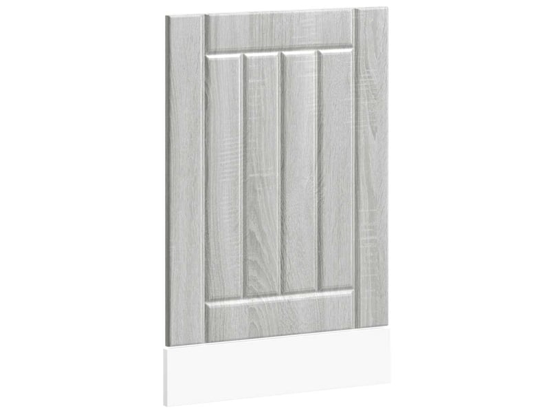  Panneau de lave-vaisselle sonoma gris bois d'ingénierie shl8792  - Conforama A