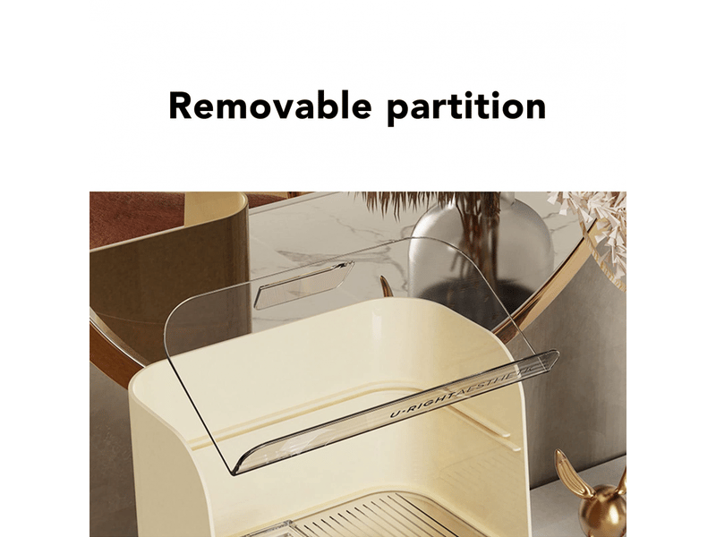  Étagère cosmétique multicouche, grande capacité, cloison amovible, organisateur de comptoir stable pour chambre, salle de bain, bureau,  - Conforama D