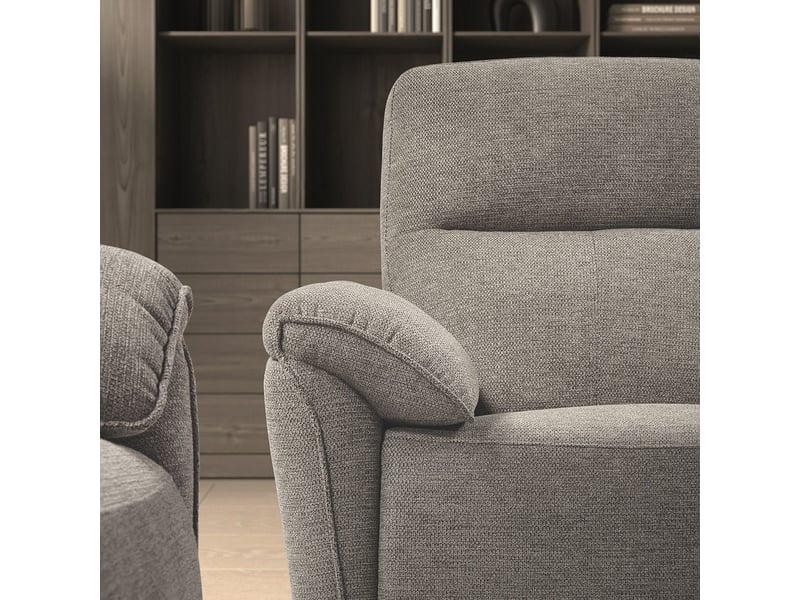  Canapé 3 places électrique relax zéro gravity tissu gris chiné - balco BALCO - Conforama C