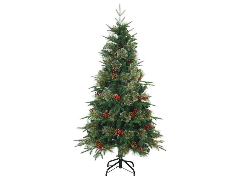  Sapin de noël artificiel, arbre de noël à branches articulées vert 150 cm shl9694  - Conforama E
